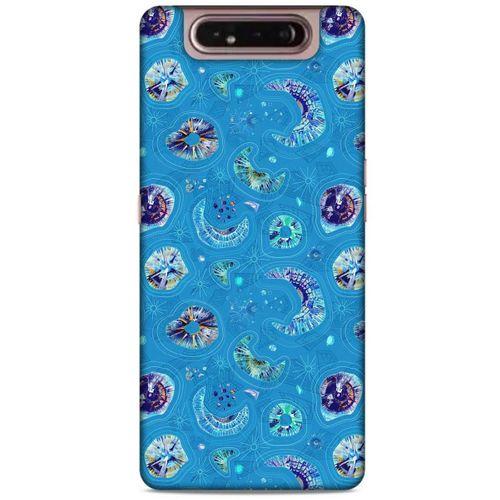 Samsung Galaxy A80 Kılıf Baskılı Özel Seri Taşlı (44) Tough Armor Kılıf