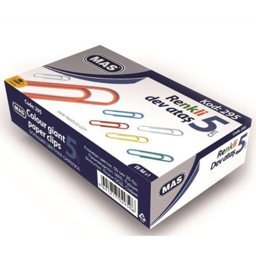 Mas Renkli Dev Ataş 5cm 25 li - 3 kutu