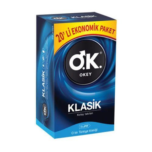 Okey Eko Paket Prezervatif Klasik 20'Li