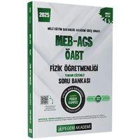 2025 MEB AGS ÖABT Fizik Öğretmenliği Tamamı Çözümlü Soru Bankası Pegem Yayınları