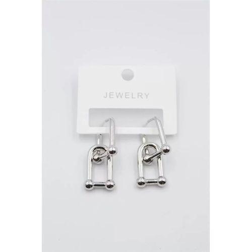 TF Zincir Küpe - Gümüş