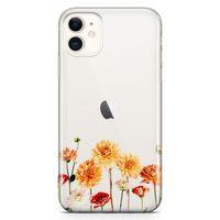 Apple iPhone 11 Kılıf Buket Çiçek Arka Kapak Koruma Desenli Full Koruyucu