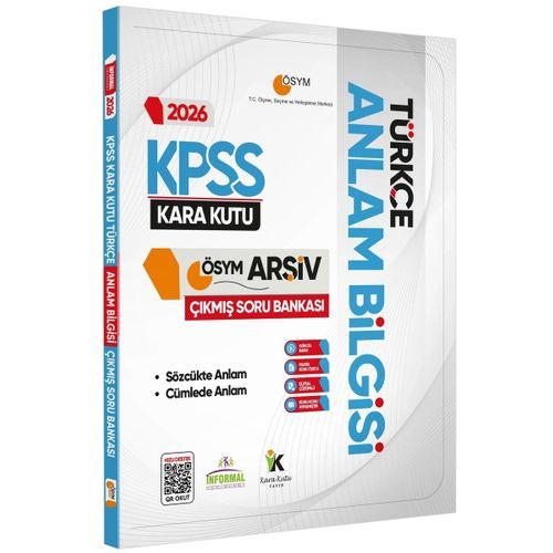 2026 KPSS Türkçenin Kara Kutusu Dijital Çözümlü Konu Özetli ÖSYM Çıkmış Soru Bankası Altın Set Paket