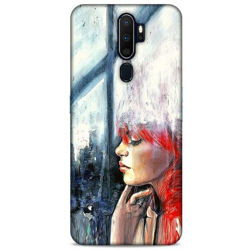 Oppo A5 2020 Kılıf Depresyon (14) Lansman Kılıf Mor Bordo