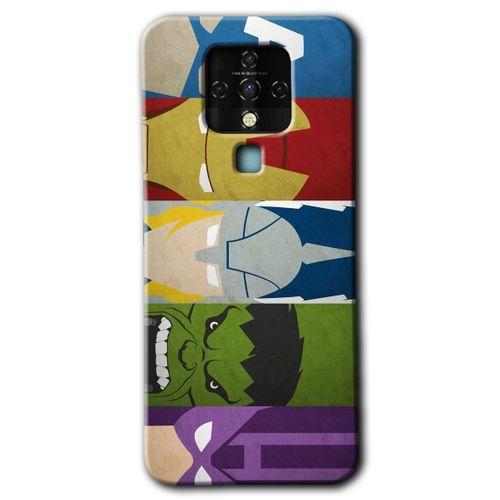 Tecno Camon 16 Kılıf HD Desen Baskılı Arka Kapak - Avengers-1
