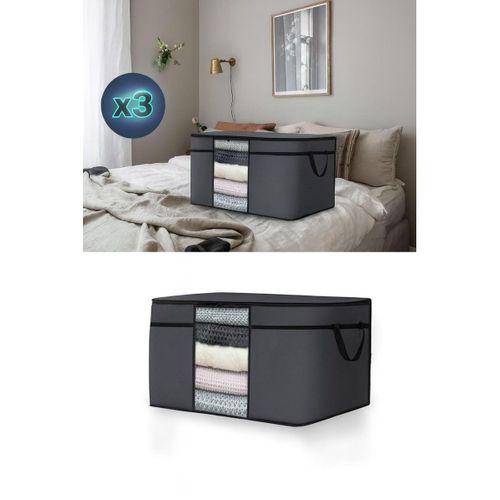 3 Adet Pencereli Yastık Hurcu Antrasit