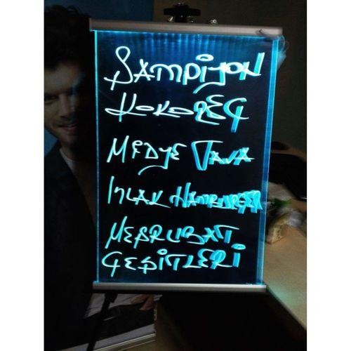 60x80cm-1 KALEM-LED IŞIKLI YAZI TAHTASI EN UCUZ YAZI PANOSU