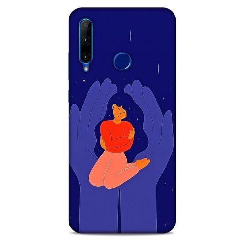 Huawei Honor 20 Lite Kılıf Depresyon (7) Telefon Kılıfı Koyu Kahverengi