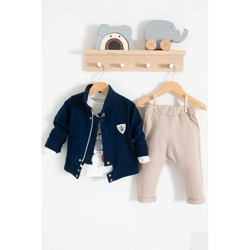 We Are Ceketli 3'lü % 100 Pamuk Erkek Bebek Takımı