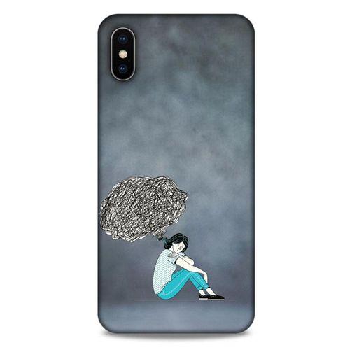 Apple iPhone XS Max Kılıf Depresyon (5) Koruma Kabı Fuşya