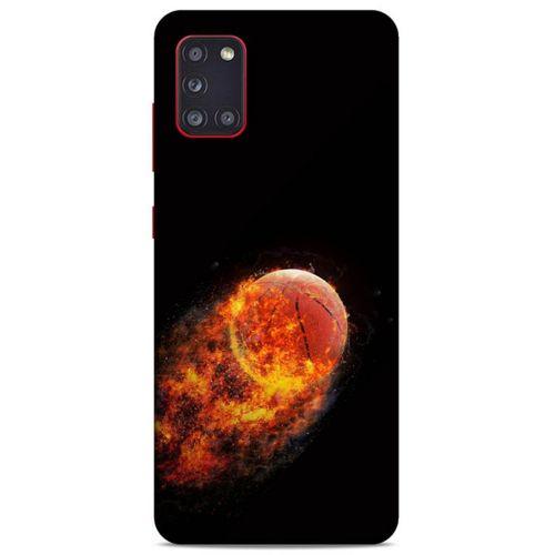 Lopard Samsung Galaxy A31 Uyumlu Kılıf FireX (32) Soft Silikon Kılıf Basketbol Topu