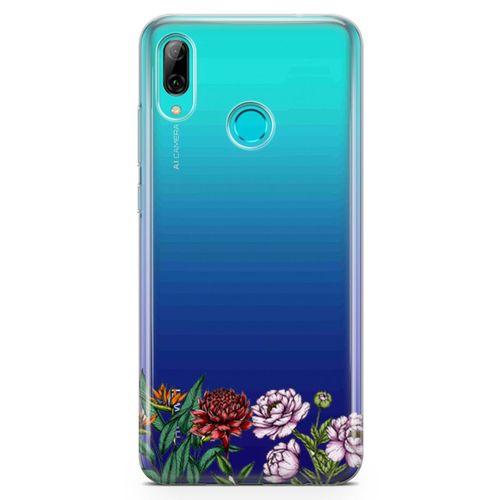 Huawei Y9 2019 Kılıf Çiçek Üçlü Arka Kapak Koruma Desenli Full Koruyucu