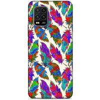 Xiaomi Mi 10 Lite Kılıf Desenli Özel Seri Tüyler (34) Slim Armor Kılıf