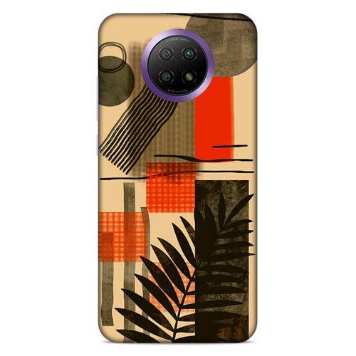 Lopard Xiaomi Redmi Note 9 5g Uyumlu Kılıf Soyut Sanat (44) Desenli Tough Armor Kılıf