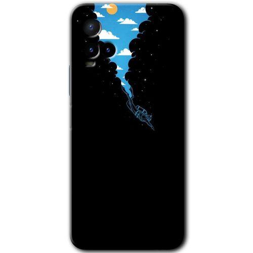 Vivo Y21 HD Baskılı Kılıf + 9D Tam Ekran Koruyucu - Derinlere Yolculuk