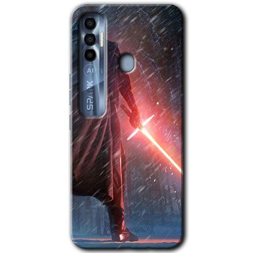 Tecno Spark 7 Pro Kılıf HD Desen Baskılı Arka Kapak - Kylo Ren + Kırılmaz Cam