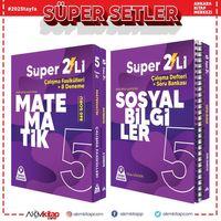 Örnek Akademi 5.Sınıf Süper İkili Matematik ve Sosyal Bilgiler Seti 2 Kitap