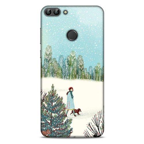 Huawei Psmart Kılıf Snowix (44) Tough Armor Kılıf Beyaz Açık Mavi