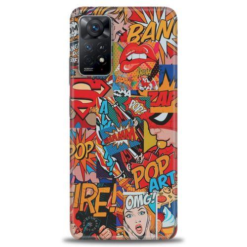 Xiaomi Redmi Note 11 Pro Kılıf HD Baskılı Kılıf - Cartoons + Tam Ekran Koruyucu
