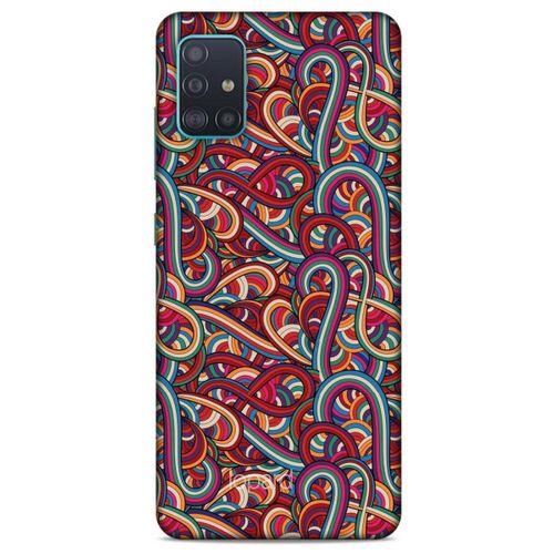 Samsung Galaxy A51 Kılıf Pastel Renkler (35) Fit Design Kılıf Karışık Renkli