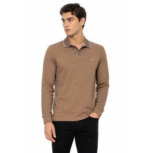 Erkek Mevsimlik Spor Polo V Yaka Sweatshırt BGL-ST05469