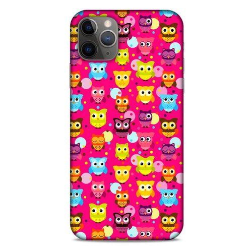 Baykuşlar (5) Desenli Silikon Kapak Telefon Kabı Apple Iphone 11 Pro Max Kılıf