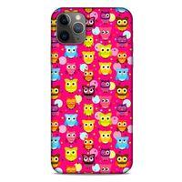 Baykuşlar (5) Desenli Silikon Kapak Telefon Kabı Apple Iphone 11 Pro Max Kılıf