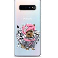 Zoologix (88) Samsung Galaxy S20 Ultra Şeffaf Kılıf Silikon Desenli