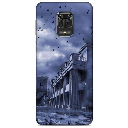 Xiaomi Redmi Note 9S Kılıf Depresyon (39) Liquid Crystal Kılıf Şeker Pembe Bordo