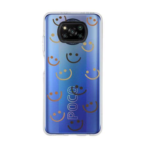 Xiaomi Poco X3 Smile Desenli Candy Bumper Silikonlu Telefon Kılıfı