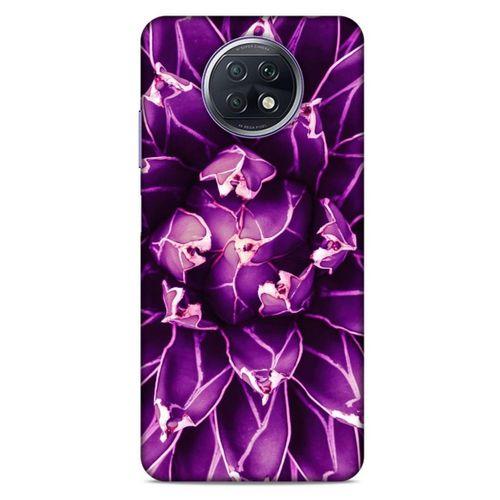 Lopard Xiaomi Redmi Note 9T Uyumlu Kılıf Bahar (12) Koruyucu Silikon Mor