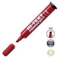 Hı-Text Permanent Kalem Kesik Uçlu Kırmızı