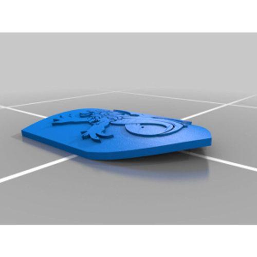 Ortaçağ Şövalye Kalkanları Dükler 3D Baskı (Bu ürün Sadece Plastik parçadır - Almadan Önce Soru Sorabilirsiniz)