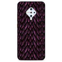 İnfinix Zero 8 Kılıf Dragons (7) Telefon Kılıfı Ejderha Skin Bordo