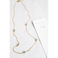 Nazar Boncuk Çelik Kolye - Altın