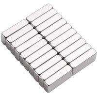 1 Adet 20x10x5 Mm Neodyum Magnet N35 Güçlü Mıknatıs Köşeli Ve Dayanıklı Nikel Kaplama