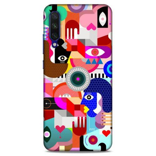 Lopard Xiaomi Mi A3 Uyumlu Kılıf Soyut Sanat (21) Baskılı Koruyucu Kapak