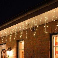 2 M 100 Led 20 Saçak 30 x 50 x 70 Cm Çakarlı IP65 Dış Mekan Led Aydınlatma Süsü