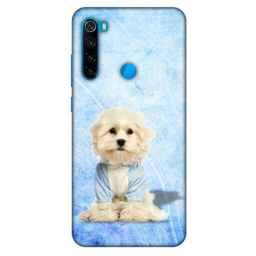 Xiaomi Redmi Note 8 Kılıf Köpek Kıyafetleri (20) Koruyucu Kılıf Maltese Pijama