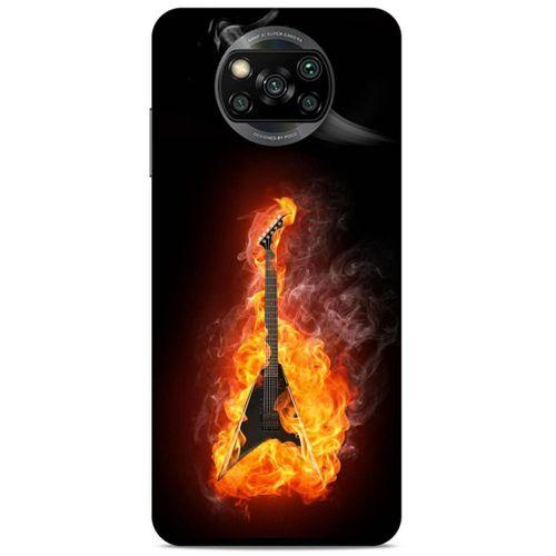 Lopard Xiaomi Redmi Poco X3 Uyumlu Kılıf FireX (12) Koruyucu Silikon Elektro Gitar