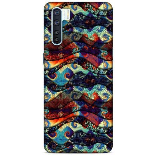 Oppo A91 Kılıf Baskılı Özel Seri Taşlı (41) Tank Kılıf