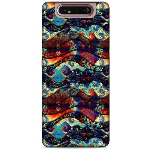 Samsung Galaxy A80 Kılıf Baskılı Özel Seri Taşlı (41) Tank Kılıf