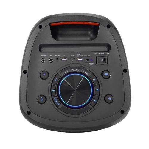 MICROLAB M61, 80W, Taşınabilir, BT/USB/AUX/TF/TWS, RGB Işıklı, 2400mAh Batarya, 2adet VHF Mikrofon, Karaoke/Parti, Bluetooth Speaker,