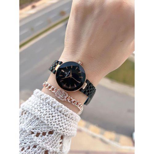 Daniel Klein Çelik Kordonlu 2 Yıl Garantili 3 Atm Suya Dayanıklı Kadın Kol Saati+Bileklik BD.10105.6