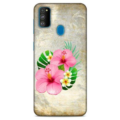 Lopard Samsung Galaxy M30s Uyumlu Kılıf Bahar (17) Tasarım Kılıf Pembe Yeşil