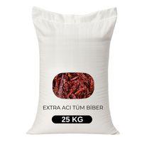 Acı Kuru Biber - Tüm Biber 25 KG