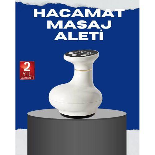 Usb Şarjlı 3 Fonksiyonlu Masaj Aleti Kupa Terapisi Ve Gua Sha