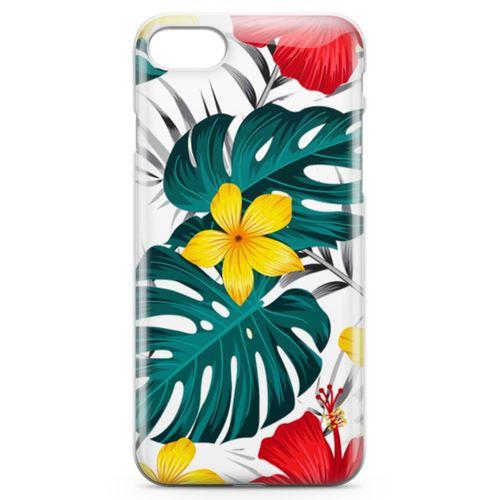 Apple iPhone 7 Kılıf Marmaris Çiçekleri Arka Kapak Koruma Desenli Full Koruyucu