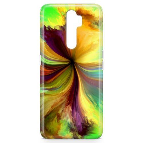 Oppo A5 2020 Kılıf Pisişik Renkler Arka Kapak Koruma Desenli Full Koruyucu