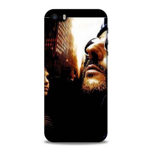 Lopard Apple iPhone SE Uyumlu Kılıf IMDB Film (40) Fit Silikon Kılıf Léon